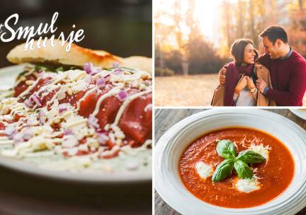 Wandelarrangement of lunchgerecht