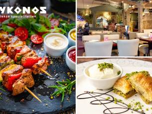 3-gangendiner bij Mykonos in hartje Utrecht