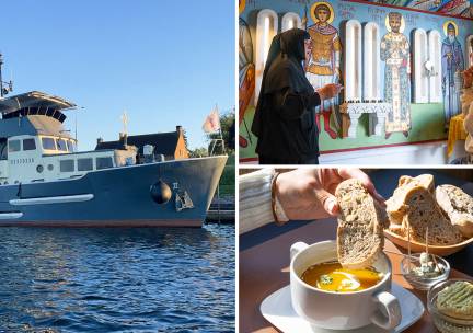 Overnachting voor 2 + rondleiding Kloosterschip + diner