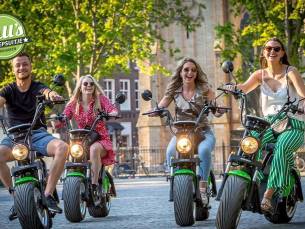 Huur fatbike, retrobike of e-chopper (3 uur) + route