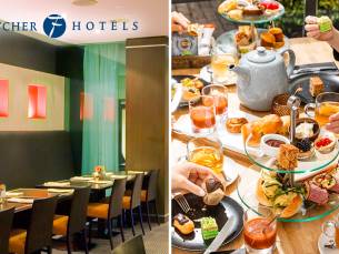 High Tea, High Wine, High Beer of High Bubbles voor 2 bij Fletcher Hotels