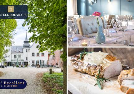 2-, 3- of 4-gangendiner van de chef bij Kasteel Doenrade