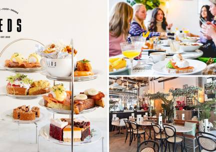 High tea, shared brunch of ontbijt bij Teds