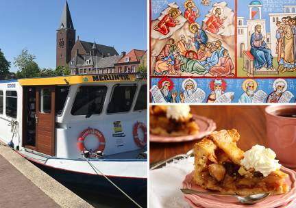 Overnachting voor 2 + rondleiding Kloosterschip + diner