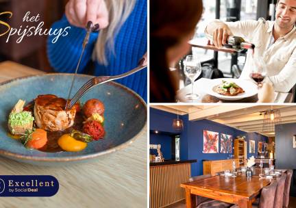 4- of 6-gangendiner van de chef + amuses bij Het Spijshuys