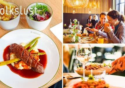 3-gangendiner Ã  la carte bij Volkslust Haarlem