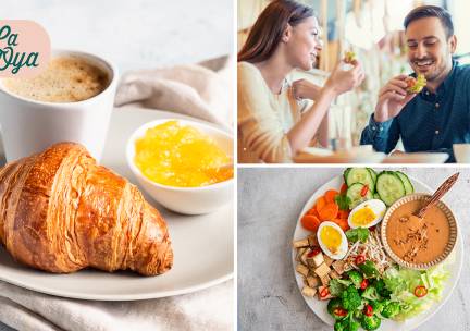 Ontbijt + warme drank + jus d'orange of 2-gangendiner bij La Oya in hartje Venlo
