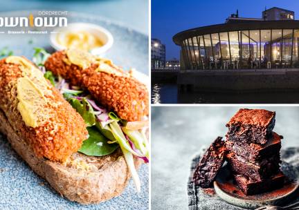 3-gangen keuzelunch bij Brasserie Down Town
