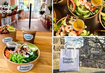 Bowl naar keuze (medium) + zoetigheid + drankje in hartje Leiden