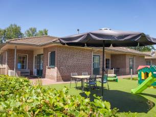 Kindvriendelijke bungalow voor 7 personen op vakantiepark in Voorthuizen