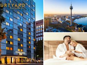 Overnachting voor 2 personen + ontbijt + evt. parkeren in Düsseldorf-Seestern