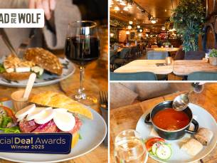 2-gangen keuzelunch of 12-uurtje bij CafÃ© Aad de Wolf