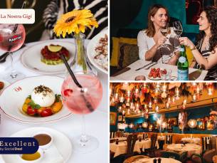 Italiaans 3-gangen shared dining-diner in Amsterdam