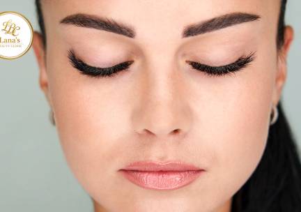 Wenkbrauw- of wimperbehandeling naar keuze