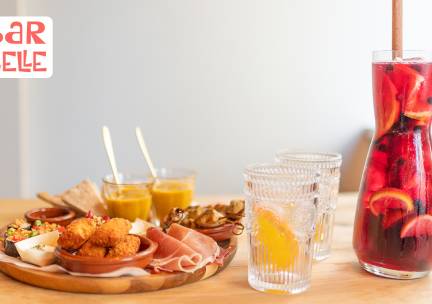 Tapasproeverij + evt. karaf sangria