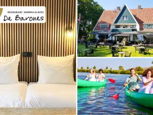 Overnachting(en) voor 2 + ontbijt + late check-out in Dalfsen
