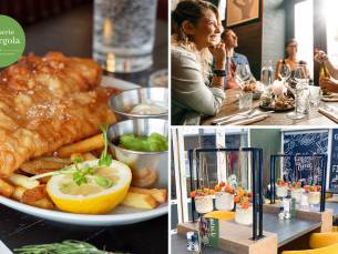 2- of 3-gangendiner Ã  la carte bij Old Blue Restaurant in Giethoorn