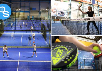 Huur padelbaan voor max. 4 personen (1 of 1,5 uur)