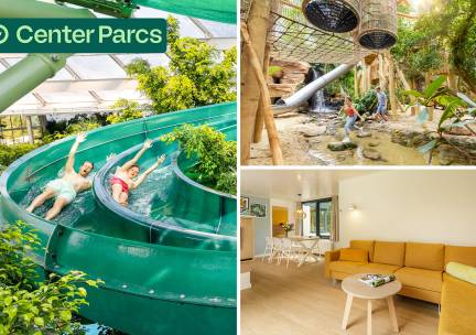 3, 4 of 7 overnachtingen (4 tot 6 pers.) bij Center Parcs Het Heijderbos