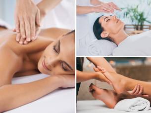 Voetreflex-, of chakra-rugmassage of reikibehandeling (60 min)