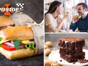 Sandwich + healthy pot + gebak + frisdrank naar keuze