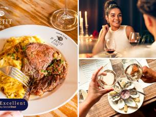 3-gangendiner Ã  la carte bij Le Petit CafÃ© Haarlem