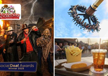 Entree voor Attractiepark Slagharen + evt. snackmenu