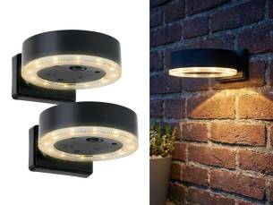 Wandlamp Met Zonnepaneel Rond Design - Vandaag 1+1 GRATIS! ...