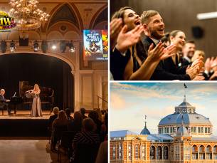 Entree voor een concert naar keuze + drankje in Kurhaus Scheveningen