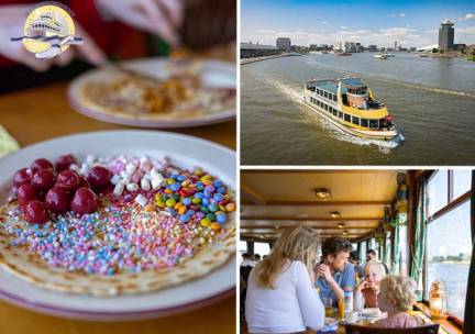 Rondvaart + onbeperkt pannenkoeken Pannenkoekenboot