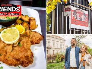 Wandelarrangement incl. koffie/thee + lekkernij + hoofdgerecht bij Brasserie Friends