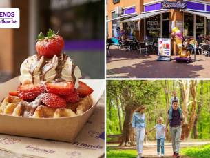 Wandelarrangement incl. warme drank + gebak/wafel + ijsje