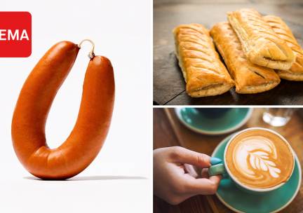 Warm broodje of snack + drankje naar keuze bij HEMA