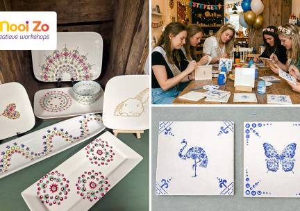 Workshop naar keuze (2 uur) + koffie/thee + lekkernij