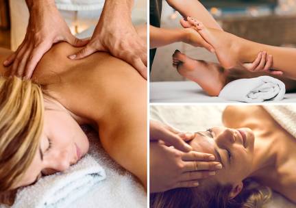 Massage naar keuze of lichaamsbehandeling (45 of 60 min)