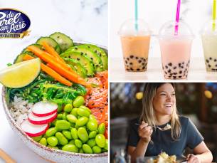 PokÃ©bowl + bubble tea