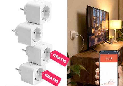 SEVVA&reg; Slimme Stekkers 2+2 GRATIS - Met Live Energiemeter En Meer!