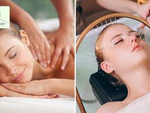 Ontspanningsmassage (60 of 75 min) of Japanese head spa (90 min)