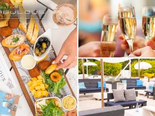 Luxe tapasplank + glas cava bij Fabulous 't Eilandje