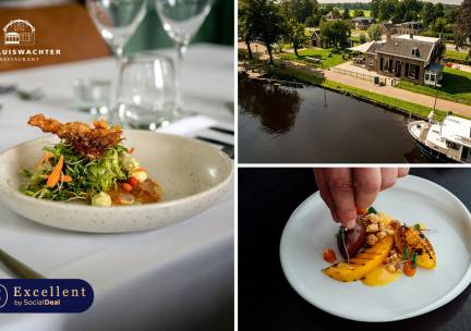 3-gangenlunch of -diner van de chef + amuse