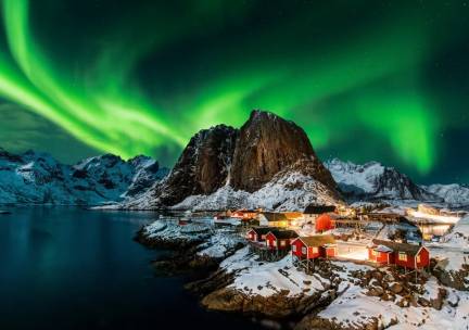 12-daagse hurtigruten cruise langs o.a. de Poolcirkel, Lofoten en Noordkaap in Noorwegen o.b.v. volpension incl. vlucht