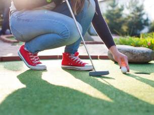 Minigolfen voor 2 personen + evt. snacks