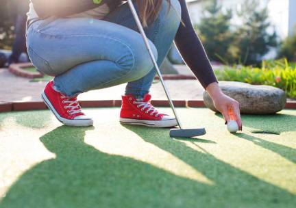 Minigolfen voor 2 personen + evt. snacks