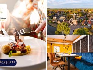 5-gangenlunch of -diner van de chef + amuse + brood bij Restaurant de Molenaar