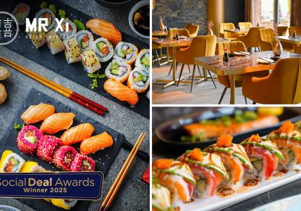 Sushibox (24, 54 of 72 stuks) om af te halen bij Mr Xi Asian Bistro