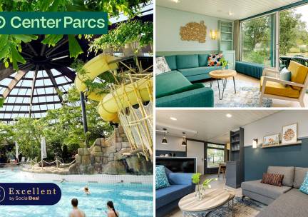 2, 3 of 4 overnachtingen voor 2 tot 6 personen bij Center Parcs De Huttenheugte
