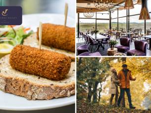 Fiets- of wandelarrangement + 2-gangenlunch bij Brasserie The Valley