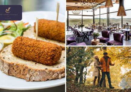 Fiets- of wandelarrangement + 2-gangenlunch bij Brasserie The Valley