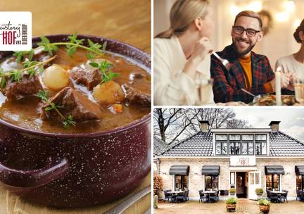 5-gangendiner Ã  la carte + luxe koffie