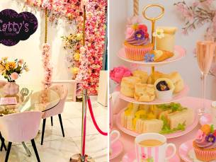 Engelse afternoon tea (1,5 uur) bij Hatty's Le Pink Petit Patisserie